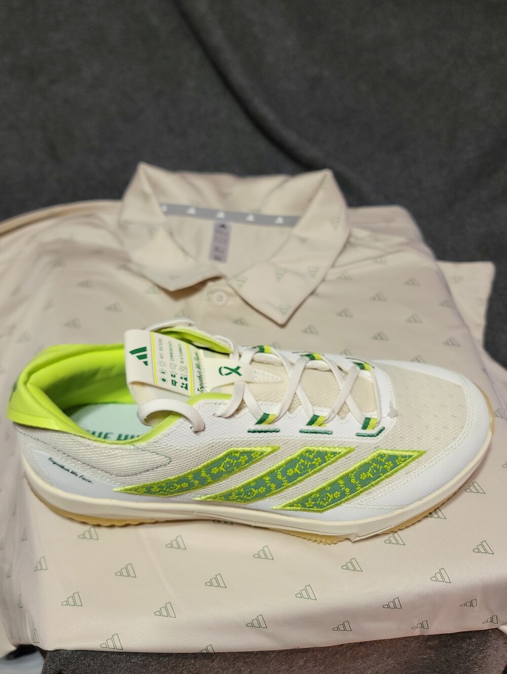 Adidas Adizero "Together We Face" & Adidas Men's Ultimate polo BUNDLE